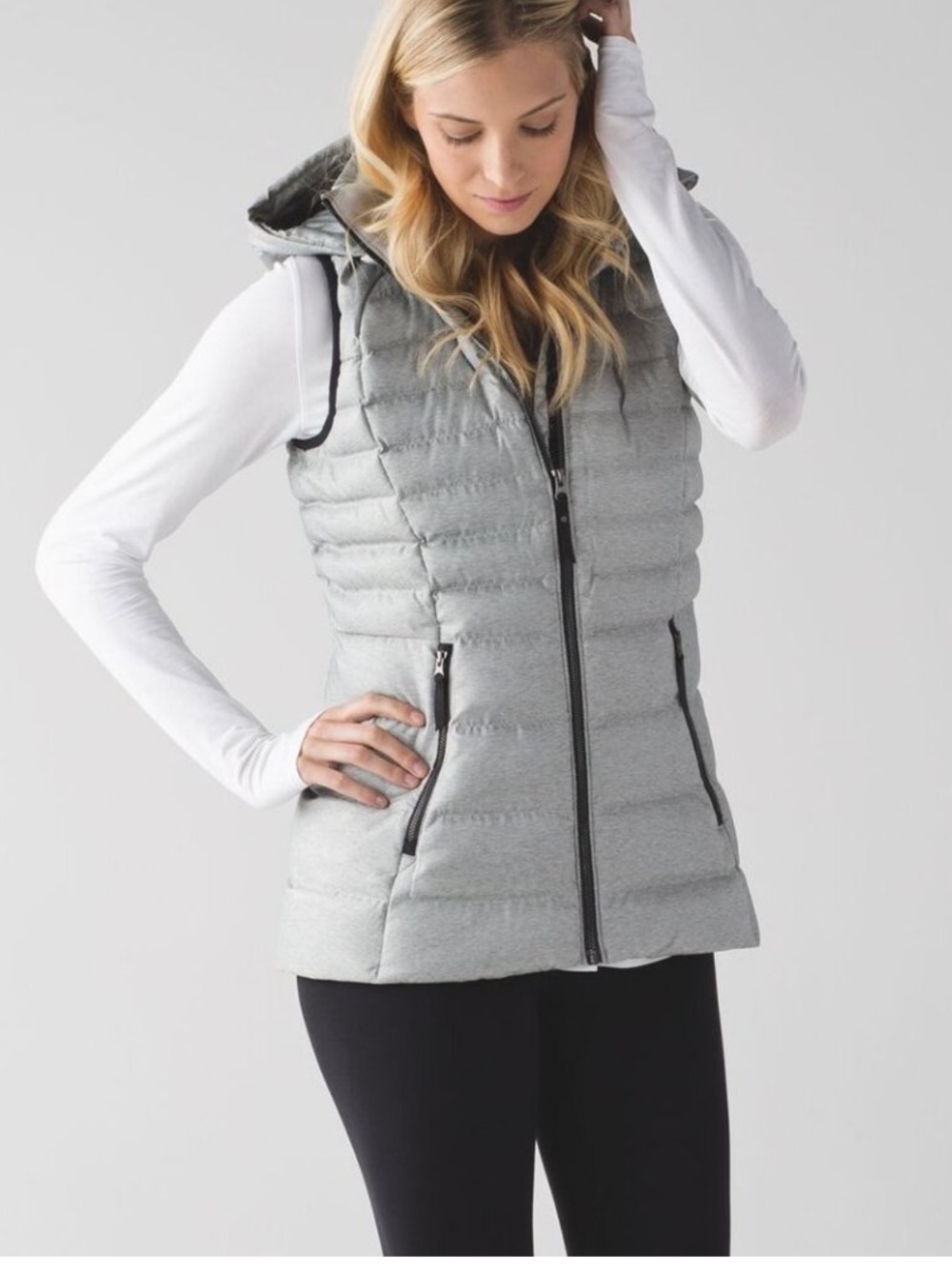 Lululemon Down For It Hooded Padded Puffer Vest